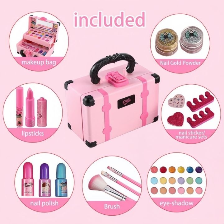 AILEBE พร้อมส่ง แต่งหน้าเด็ก ของเล่นแต่งหน้า เครื่องสำอางสำหรับเด็ก ...