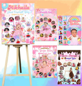 Milestone board on 3mm sintra 16x20 18x24 24x30 any theme