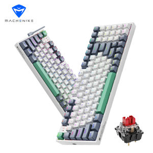 [Local Delivery in 72 Hours]Machenike K500 Mechanical Keyboard RGB Backlit Hot-Swappable wired keyboard 90% layout 94 keys gaming keyboard Anti-Ghosting Keys for laptop computer desktop PC keyboard Red switch/Brown switch