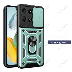 Honor 200 Smart Casing for Honor 200 Smart 200Smart X7C HonorX7C Phone Case Anti-Knock Shockproof Bumper Ring Holder Slide Windowr Back Cover