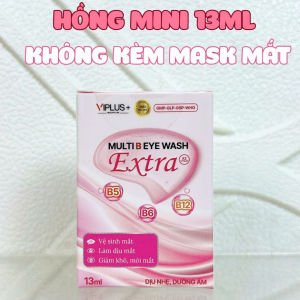 Nước Rửa Mắt VIPLUS+ Loại Bỏ Bụi Bẩn Dưỡng Ẩm Làm Dịu Mắt Multi B Eye Wash 300ml - Marie Japan