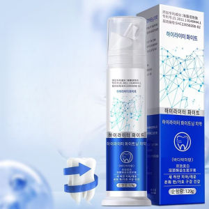 【Press Type Convenient】Stain-Free Teeth/Easy Application PushOn Bright White Toothpaste/Fresh Breath Probiotic Whitening Dental Cream/Daily Care Remove Yellowing And Stains Toothpaste