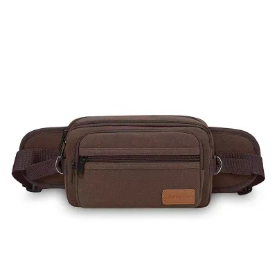 HY BAG #4051 FASHION UNISEX CANVAS VINTAGE WAIST BAG OUTDOOR LEISURE SPORTS CHEST CROSSBODY BAG