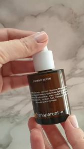 SERUM TRẺ HOÁ CHỐNG OXY HOÁ TRANSPARENT LAB SUPER C SERUM FULLBOX 30ML - Kết cấu da được tái tạo: căng đầy mềm mịn giảm sần sùi đặc biệt ở vùng gò má và rãnh cười 🌿 Độ đàn hồi phục hồi rõ làn da trở nên săn chắc không còn cảm giác chùng nhão