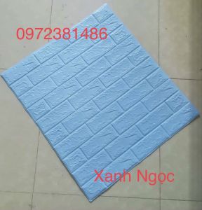 Xốp dán tường 3D giả gạch (dày 3mm - 4mm- 5mm) - Khổ Lớn 70x77 có keo sẵn