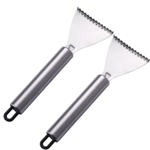 Household scaler fish scale planer kill fish stainless steel with hook manual kitchen gadgets