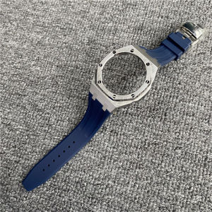 Casio G Shock GM-2100 Rubber Watchband GM2100 Gen5 Casioak Modification Kit Watch Case+Strap Stainless Steel Band Accessories