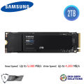 Samsung 990 EVO 2TB PCIe 4.0 NVMe M.2 Internal SSD (MZ-V9E2T0BW). 