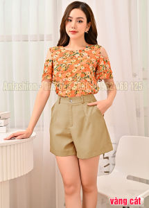 Quần short nữ - quần hãng sale Quần đùi nữ chất liệu Cotton lạnh hàn quốc cao cấp GDA gumac quần cỡ lớn  quần big size