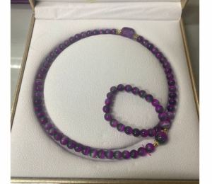 Watermelon Tourmaline Necklace Wedding Accessories Gift