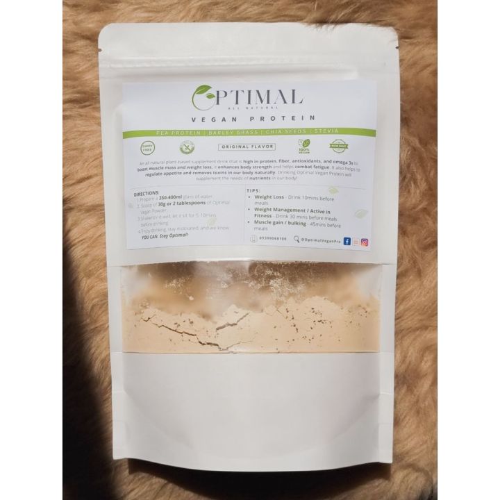 Optimal Vegan Protein 15 servings For muscle growth and recovery and