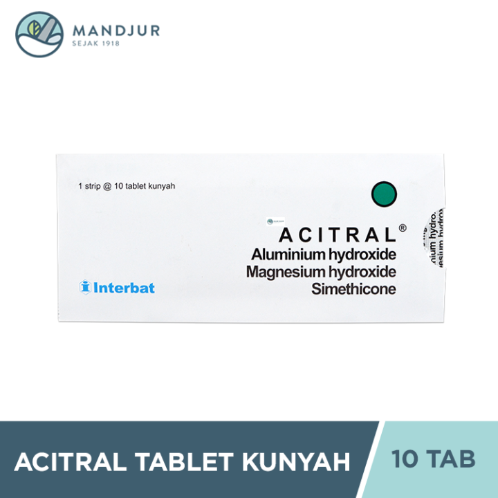 Acitral 10 Tablet - Obat Asam Lambung dan Sakit Maag