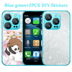 ใหม่ Mini SOYES XS18 PRO 3G สมาร์ทโฟนพร้อมสติกเกอร์ DIY Quad Core 3.0 นิ้ว HD หน้าจอ 2GB RAM 16GB ROM WIFI Bluetooth Hotspot Face ID Android 9.0 Dual SIM Ultra-Light บุคลิกภาพโทรศัพท์ขนาดเล็ก