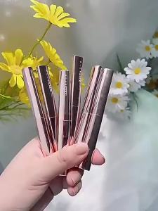 HLLR Thin Tube Lipstick Pen Daily Gentle Moisturizing Lip Glaze Bean Paste Color Waterproof Matte Lipstick