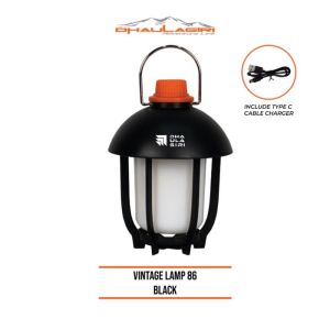 Lampu Camping Dhaulagiri Vintage 86 Rechargeable Tent Lamp Cas Type C