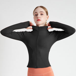 CANTIKLIB Jaket Olahraga Wanita Lengan Panjang / Baju Yoga Wanita /Baju Olahraga Wanita/Fitnes /Zumba/ Berlari