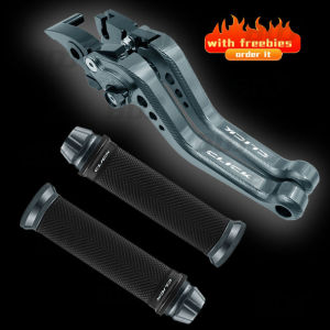 BDJ For Honda Click 125 150 160 Brake Clutch Lever Partial 3D Pattern New Handle Grip With Bar End Modified Adjustable 2 Pcs