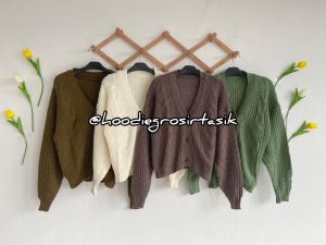 CARDIGAN RAJUT DAYANA - OUTER RAJUT - KARDIGAN RAJUT - RAJUT TEBAL 3 GATE