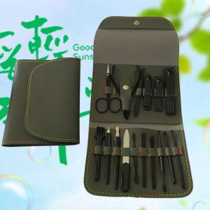 Murah Banget - Set Gunting Kuku Premium 16 in 1 / Manicure Set / Dompet Gunting Kuku Set 16 in 1 Stainless Anti Karat / Set Perawatan Kuku