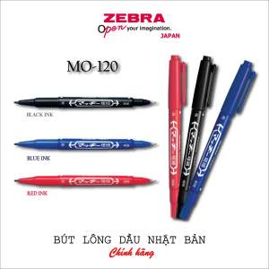 Bút lông dầu 2 đầu Zebra MO120 chính hãng Nhật Bản - Bút lông Zebra MO120 siêu bền