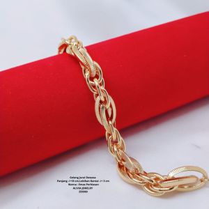 Gelang Tangan Jurai Wanita Aksesoris Fashion Awet Tahan Lama Anti Karat Cocok Untuk Harian