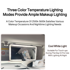 Beauty Lenses Invisible Storage Car Interior Products Soft Light Three-color Temperature Light Source