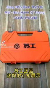 [Tặng 200 Đinh] Máy Bắn Đinh Bê Tông Không Dùng Điện Thế Hệ Mới 2022 - Bảo Hành 12 Tháng