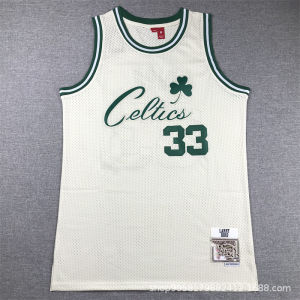 24 mùa Celtics Jersey số 0 tatum 4 hollerdi số 7 Quần áo bóng rổ màu nâu vest chúng tôi thêu