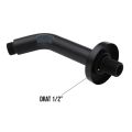 Head Shower Kotak Kamar Mandi 1/2 Inch Kotak Bahan Abs Chrome DP-145+DP-145-1+DP-145-2+WG-238-Hitam. 