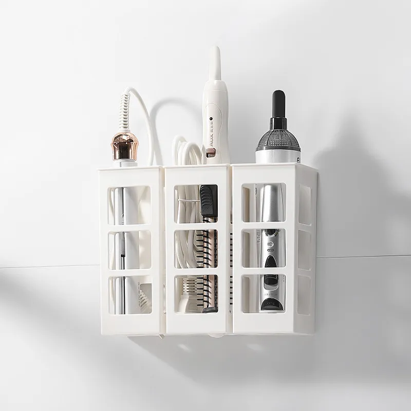 Rak Gantung Tempel Catokan Rambut Hair Curler Tempat Penyimpanan