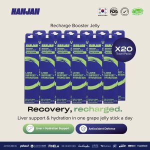[HANJAN] Liver Health Hydration & Next-Day Recovery Jelly | Hangover Support | Vitamin & Herbal Jelly | Travel Pack | Bundle 20