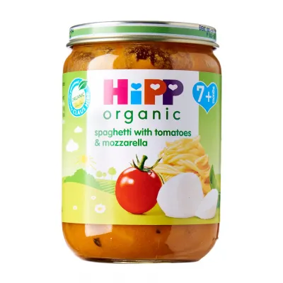 Hipp Organic Spaghetti With Tomatoes And Mozzarella 7+ Months Baby Food