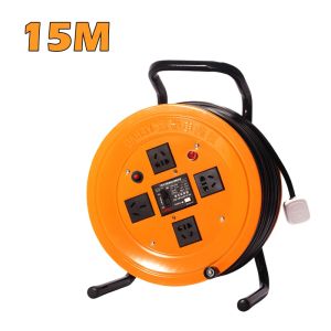 REAIM Cable Reel Extension 15/30/50 Meters Wire Heavy Duty Original Extension Wheel