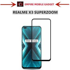 REALME X3 SUPERZOOM / REALME GT MASTER Full Covered Tempered Glass Screen Protector - BLACK