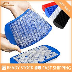MIH ✨ COD ✨ ถาดทำน้ำแข็งขนาดเล็กถาดทำน้ำแข็งแบบพับได้ทำจากซิลิโคน