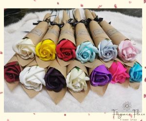 ✨New Arrival✨ Single Soap Rose Flower Bouquet For Wedding | Anniversary | Graduation | Friends | Valentine Gift 单枝香皂花束