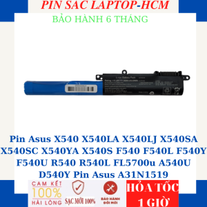 Pin Asus X540 X540LA X540LJ X540SA X540SC X540YA X540S F540 F540L F540Y F540U R540 R540L FL5700u A540U D540Y Pin Asus A31N1519