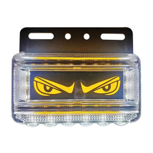 Truck Side Marker Light Devil Eyes 24 Volts LED Waterproof For Truck Trailer Car