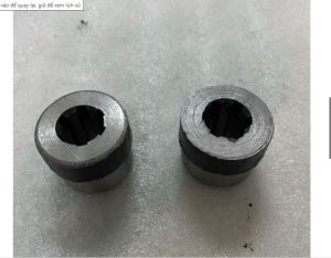 Đôi Then trượtlỗ 6 răng cốt 19liđầu tiện lắp ống phi 42 hoặc 34