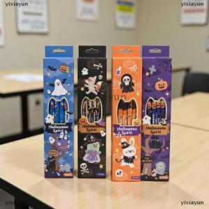 [COD] yixiayun 12Pcs set Halloween Themed Pencils For Kids Birthday Halloween Party Gift Cartoon Pumpkin Ghost Pencil For School Rewards