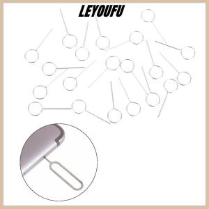 LEYOUFU 20Pcs lot Universal Sim Card Tray Ejector Eject Pin Key Removal Tool for Phone