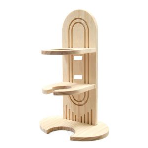 EQUOMT Wooden Hamster Water Bottle Holder Anti-Tipple Adjustable Pet Water Kettle Rack Auto Dispenser Holder Detachable Pet Water Bottle Stand For Hamster Bunny