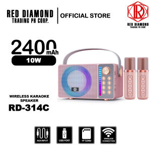 Bluetooth speaker New wooden portable K song Bluetooth audio RGB light dual microphone speaker in one machine