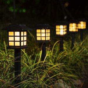 Lampu Tancap Taman Solar Led Lampu Dekorasi Taman Tenaga Surya Outdoor Solar Garden Pathway Light