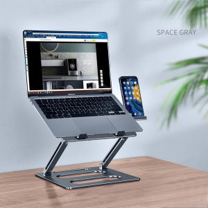 OATSBASF Aluminum Alloy Laptop Stand Desktop Stand with Dual Screen Mobile Phone Stand Monitor Heightened Metal Stand