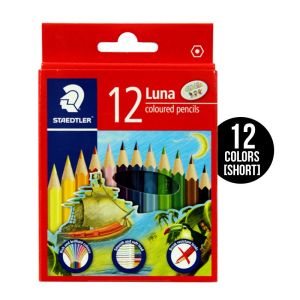 VCR Staedtler Luna Permanent Colored Pencil 12 24 36 48 Colours Original Colour Pencil Pensel Warna Sekolah Art Coloring