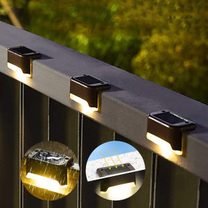 ✨ 【Readystock】 + FREE Shipping ✨ Solar Deck Lights 16 Pack Outdoor Step Lights Waterproof Led Solar Lights for Railing Stairs Step Fence Yard Patio and Pathway
