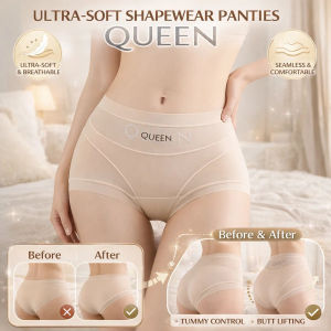 [Herbal Slim] Double-Layer Lace Tummy Panties Seamless Shaping Briefs High-Waist No-Sew Panties Firm Support Invisible