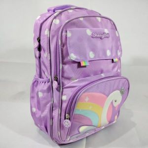 Tas Anak Perempuan Cewek SD Rainbow Cantik Ransel Sekolah Import  Ukuran Besar 198