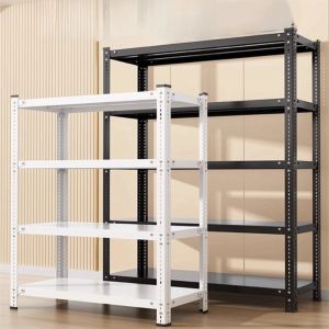 XENMART Quick Installation Metal Rack Shelf Steel Construction Multi-Layer Heavy Duty Shelving  Strong Load-Bearing Storage Shelves Warehouse